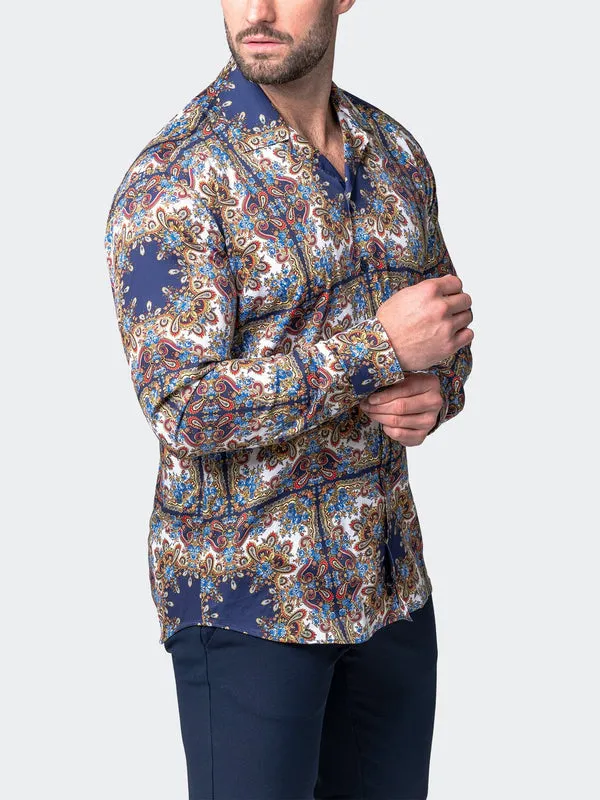 Maceoo Stretch Shirt | Archemedis Tye Multi