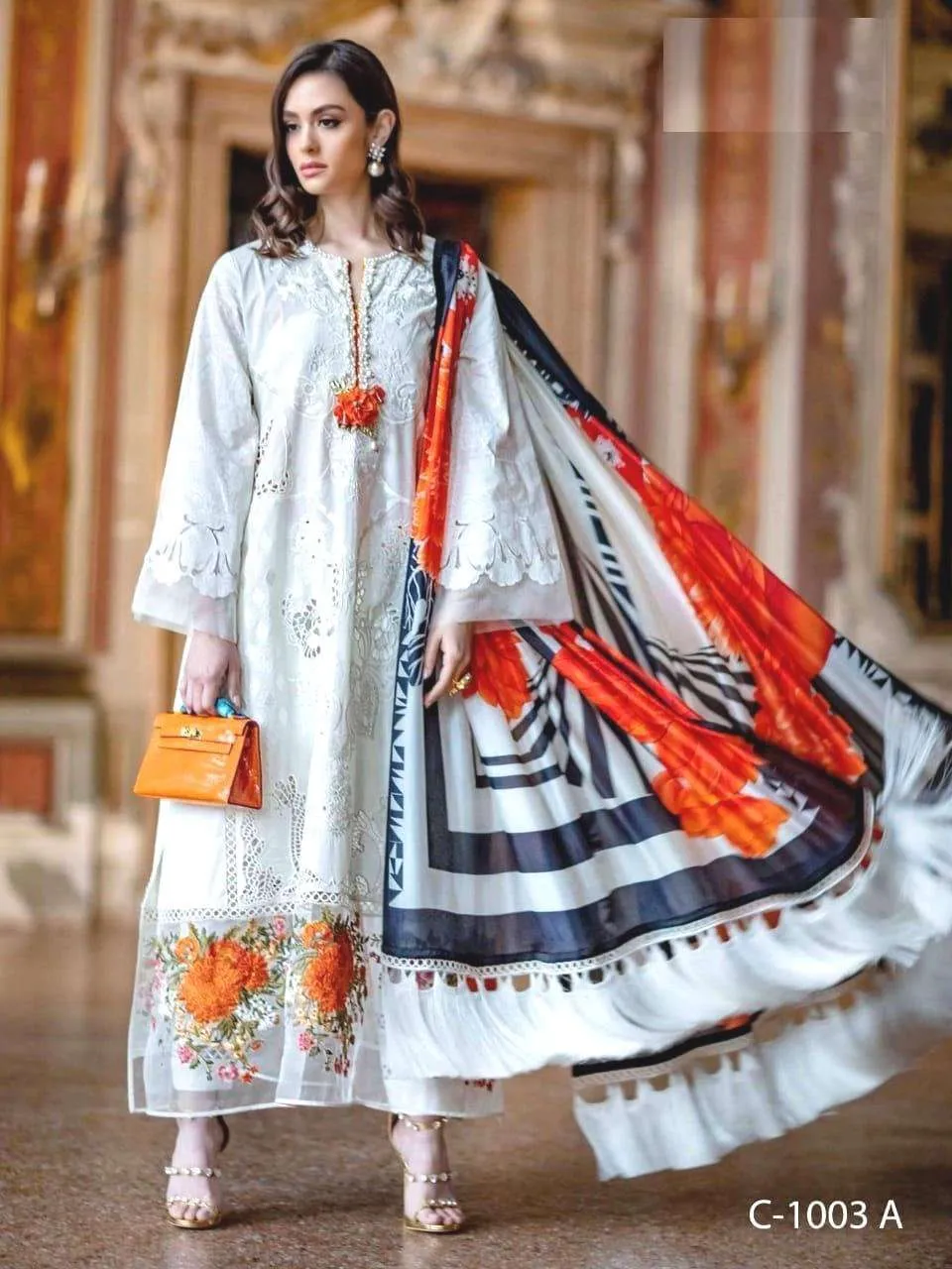 Mariya B Lawn Cotton Designer Pakistani Lawn Suits