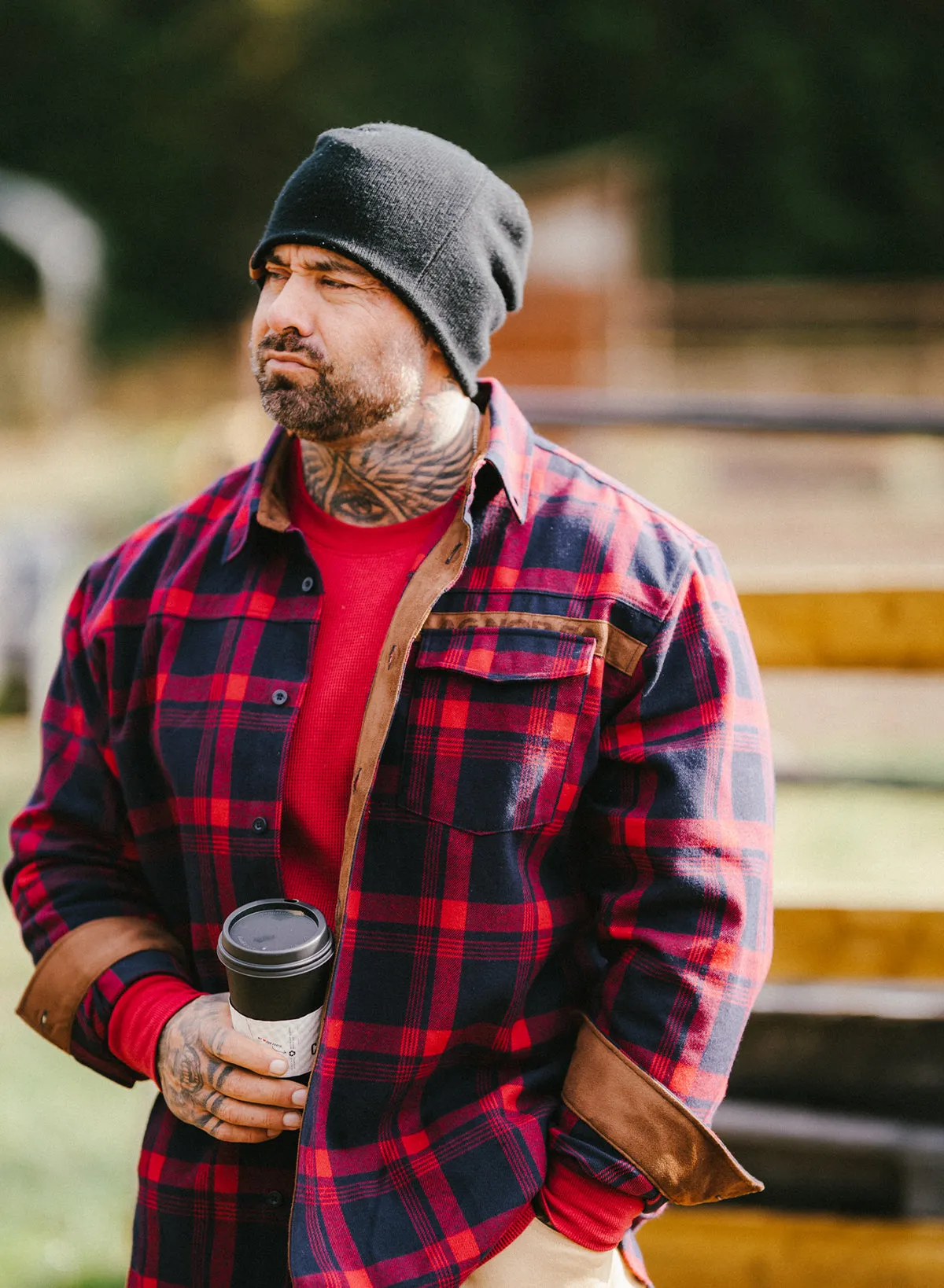 MEN'S FOREVER FLANNEL - RED