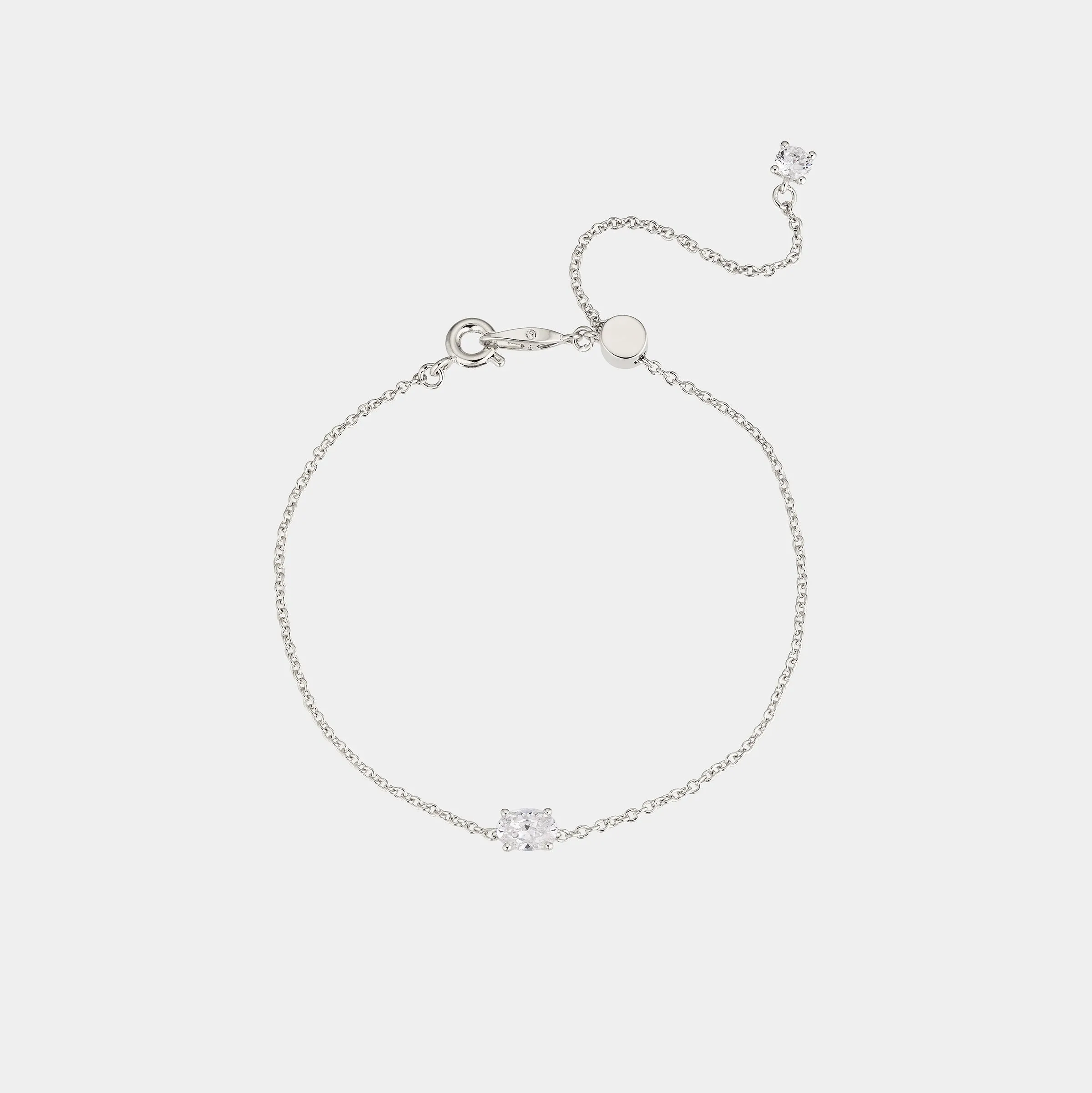 MODERN LOVE SMALL OVAL LINE BRACELET