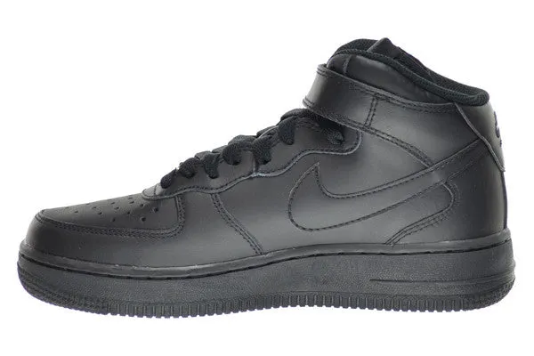 Nike Air Force 1 Mid (GS) Big Kids Sneakers Black