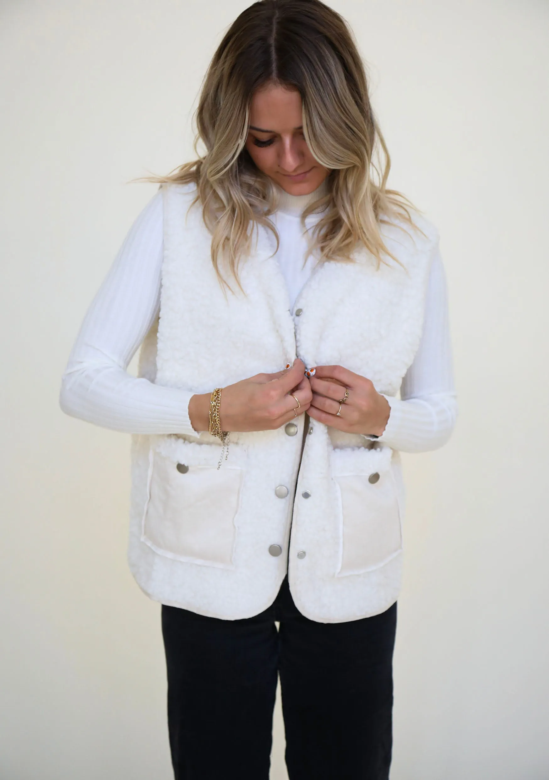 North Pole Sherpa Vest