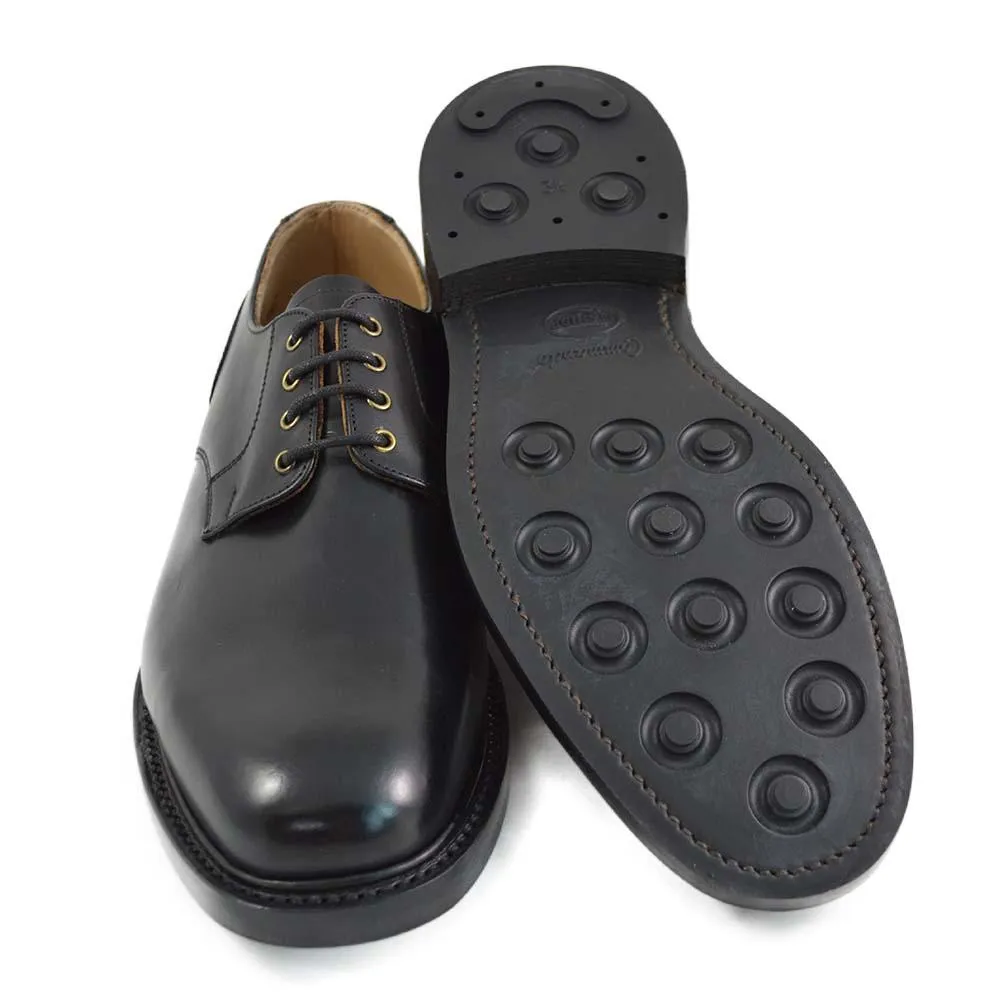 NPS BLAIR Plain Derby Shoes - Black with itshide Sole