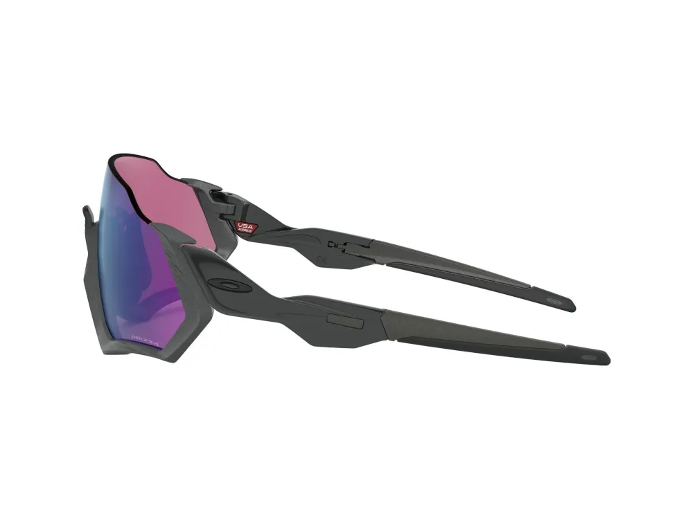 Oakley Flight Jacket Matte Steel with Prizm Road Jade