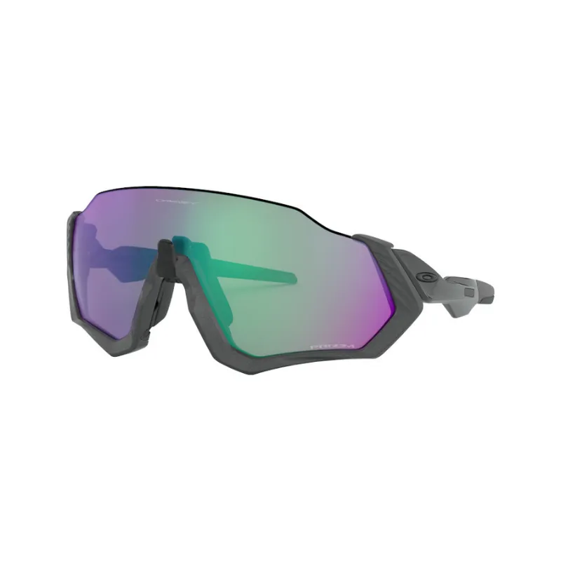 Oakley Flight Jacket Matte Steel with Prizm Road Jade