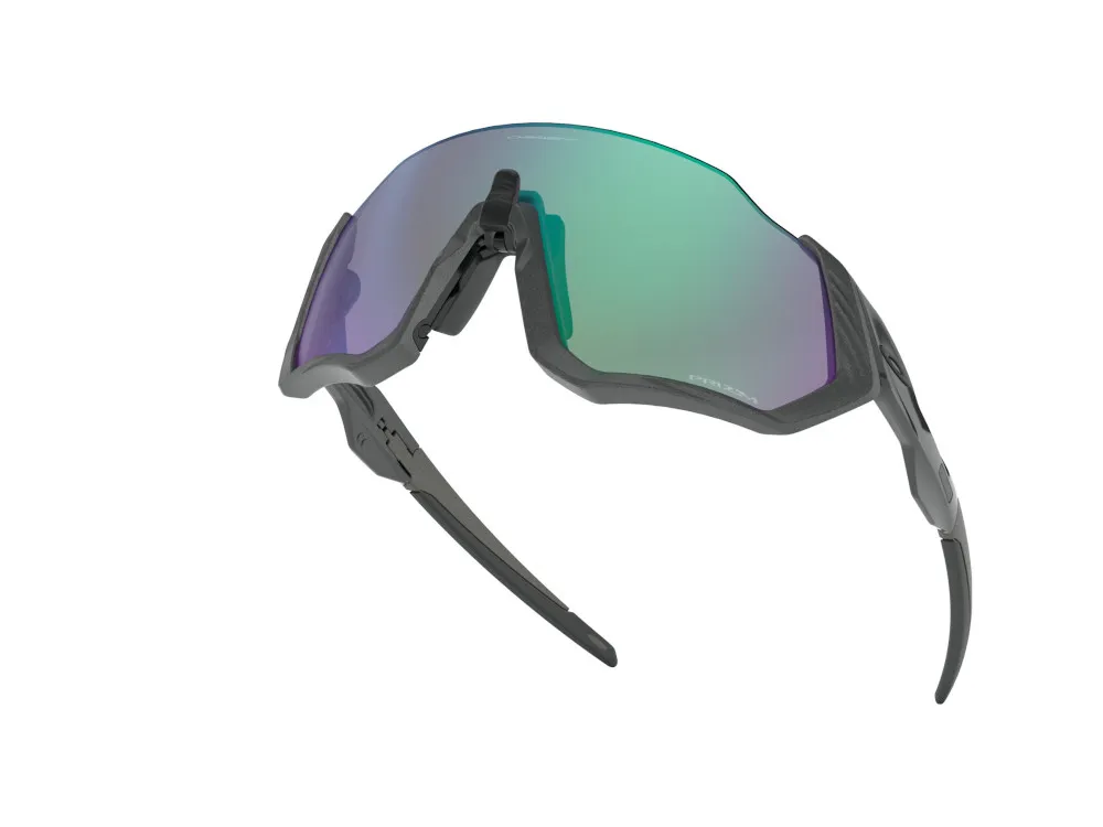 Oakley Flight Jacket Matte Steel with Prizm Road Jade