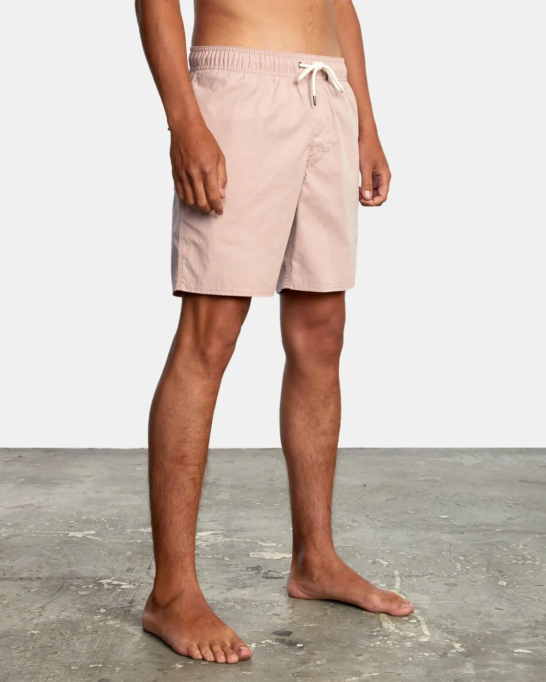 Opposites Elastic Waist 2 17 Boardshorts - Pale Mauve