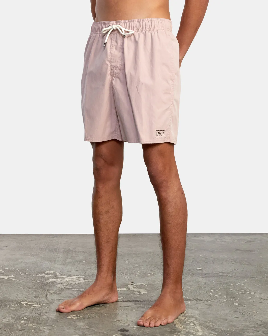 Opposites Elastic Waist 2 17 Boardshorts - Pale Mauve