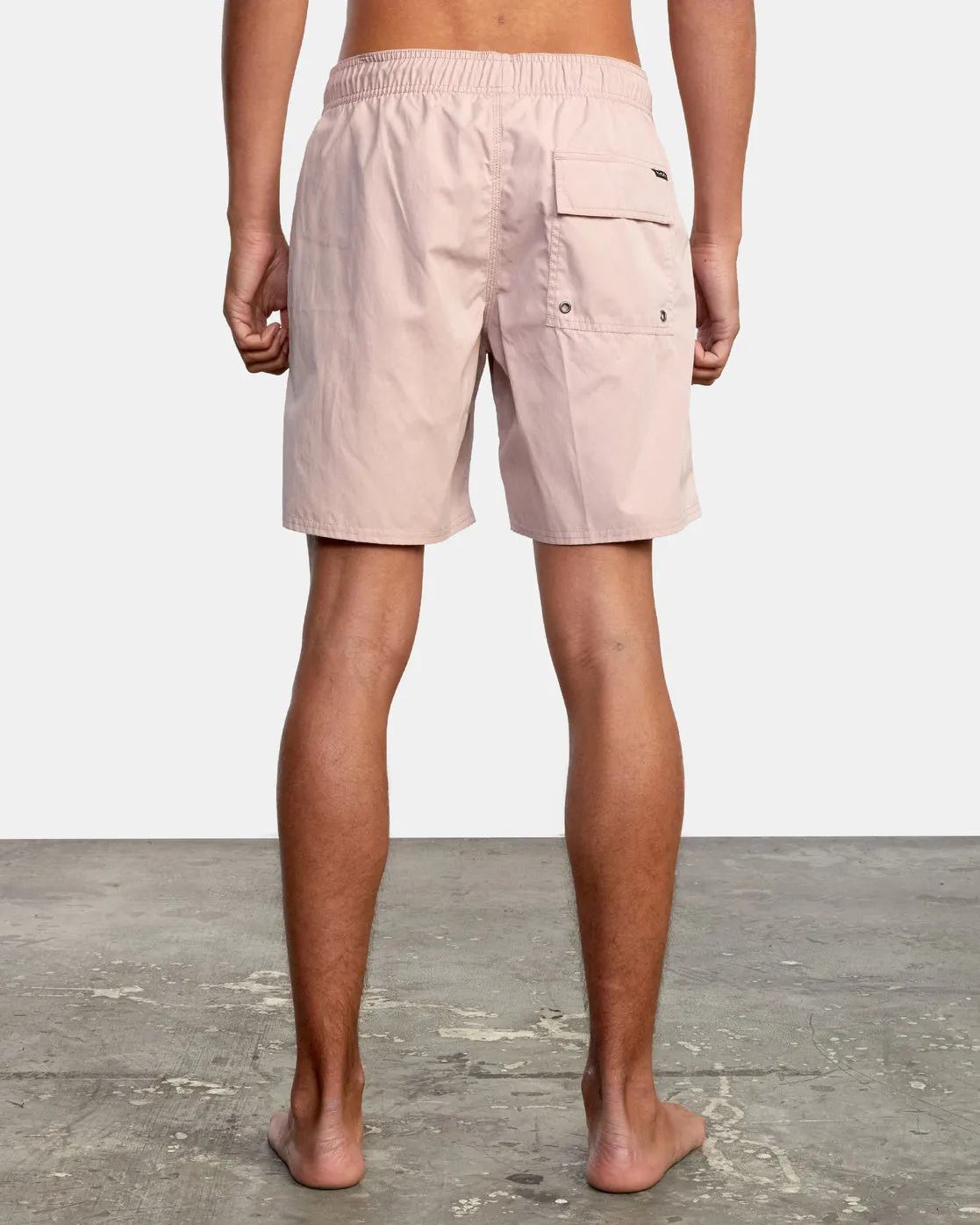 Opposites Elastic Waist 2 17 Boardshorts - Pale Mauve