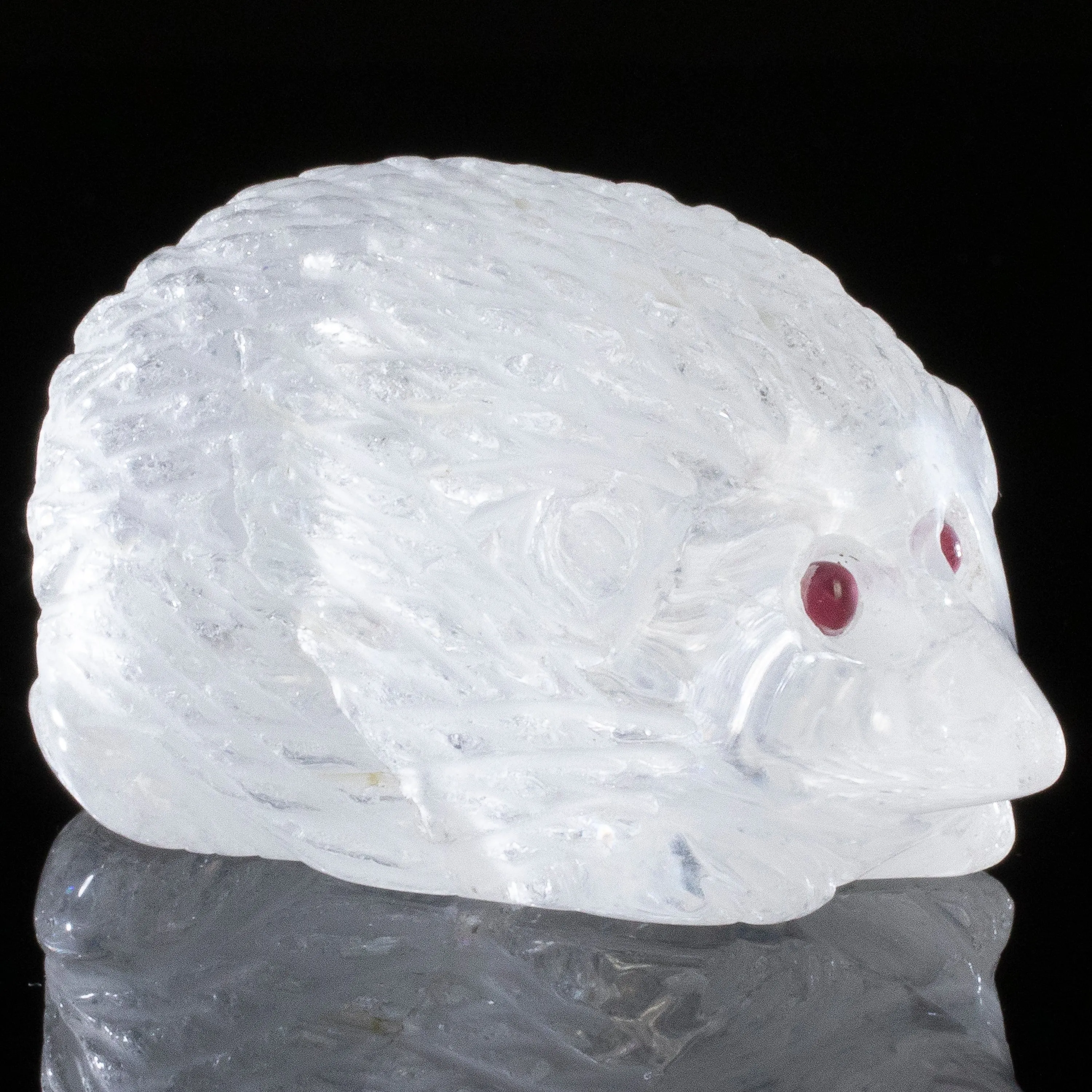 Peter Muller Quartz Porcupine Carving