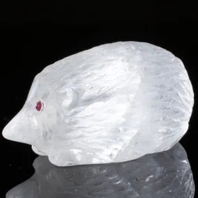 Peter Muller Quartz Porcupine Carving