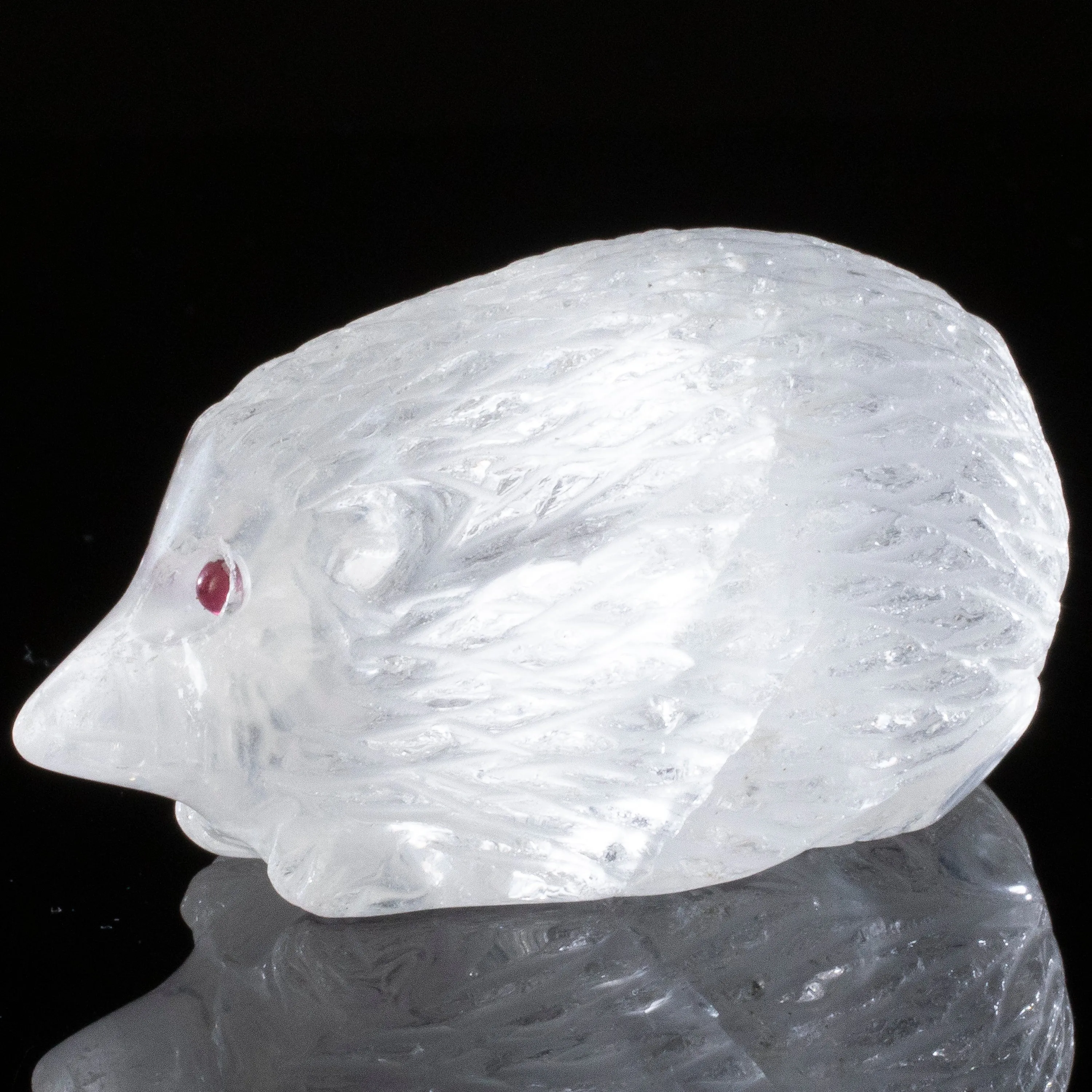 Peter Muller Quartz Porcupine Carving