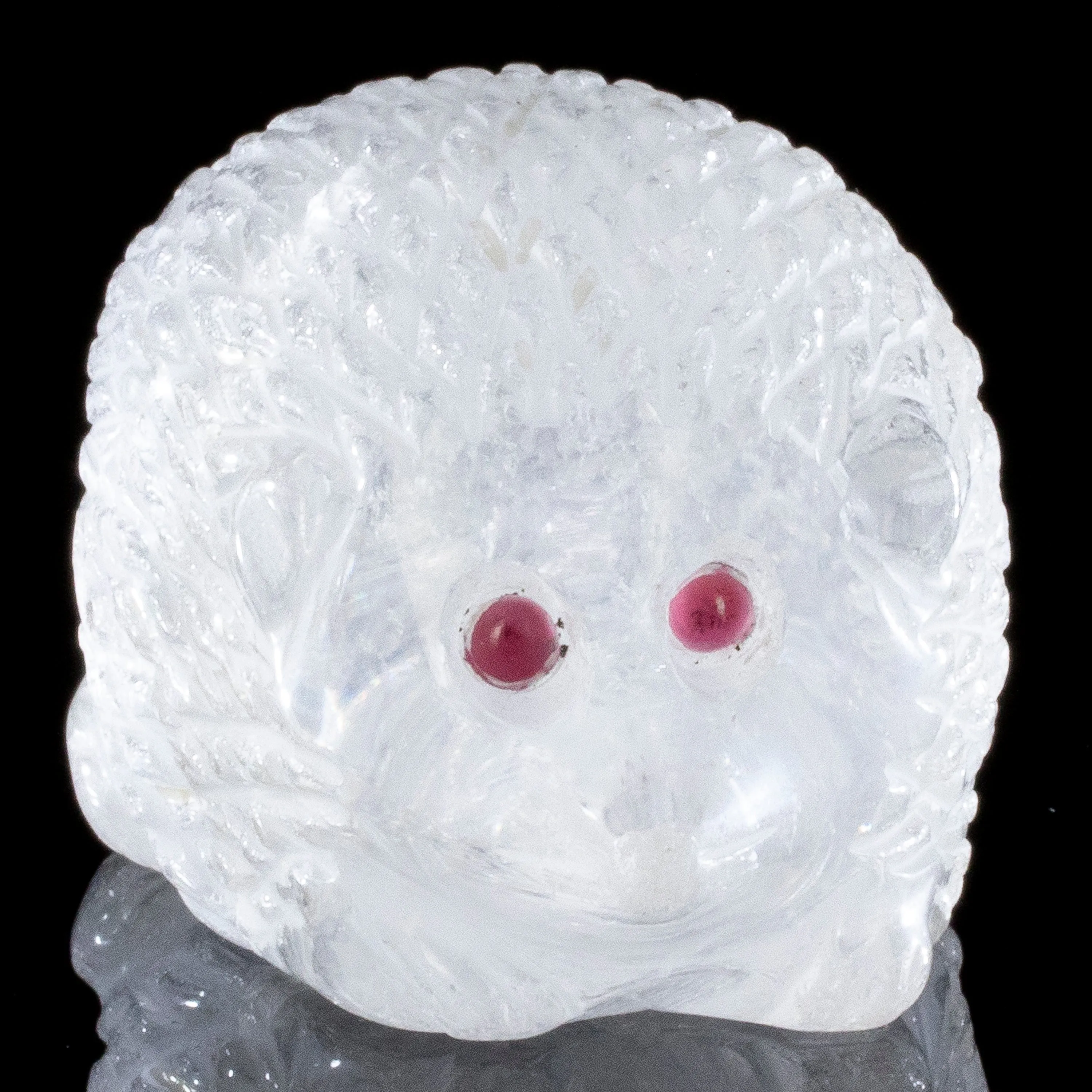 Peter Muller Quartz Porcupine Carving