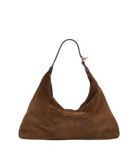 Pillow Shoulder Bag in Brown