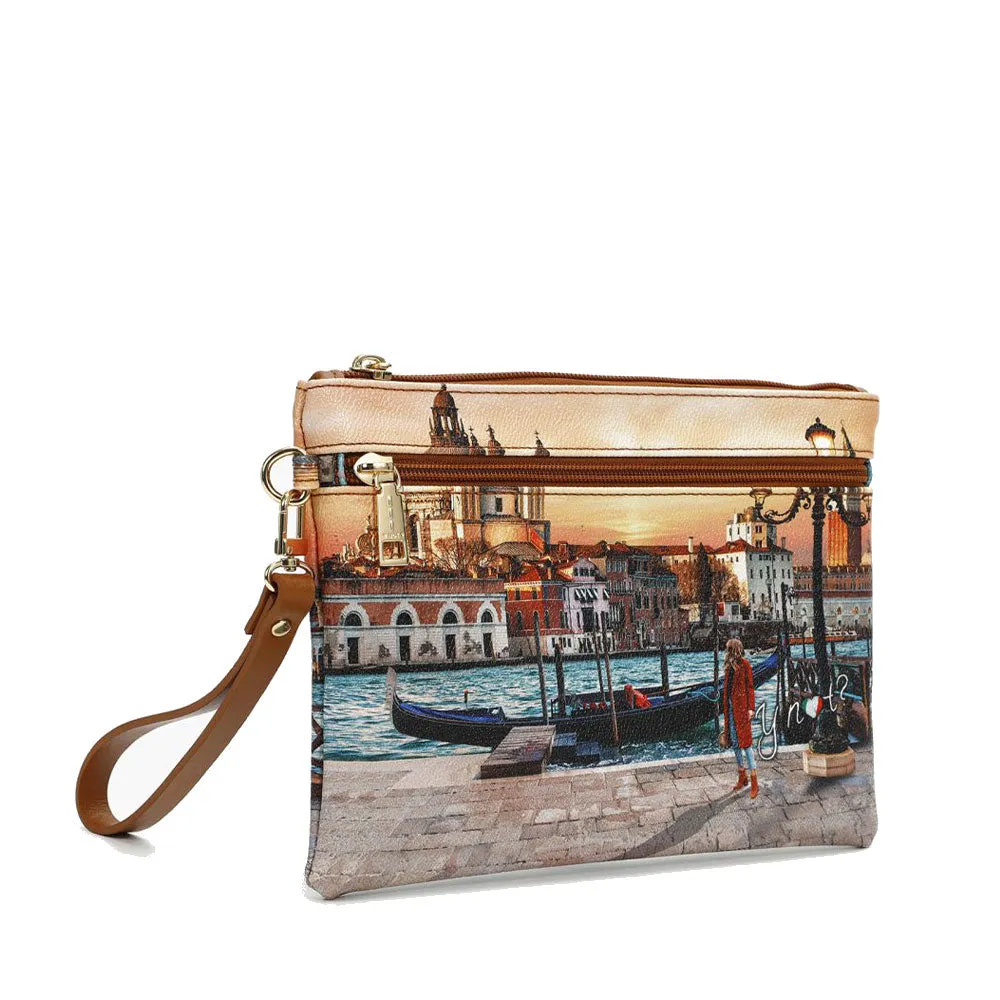 Pochette Media Donna con Zip Y NOT YES-343 Venice Sunset