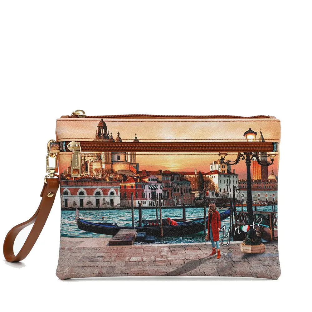 Pochette Media Donna con Zip Y NOT YES-343 Venice Sunset