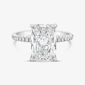 Preset 3.46CT Lab Grown Radiant Diamond Engagement Ring