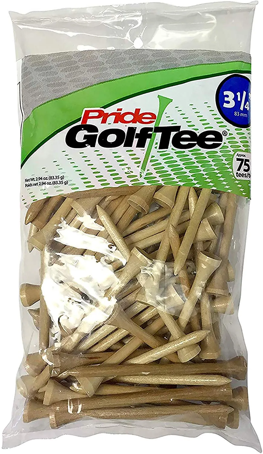 Pride Sports Wood Golf Tees 3.25