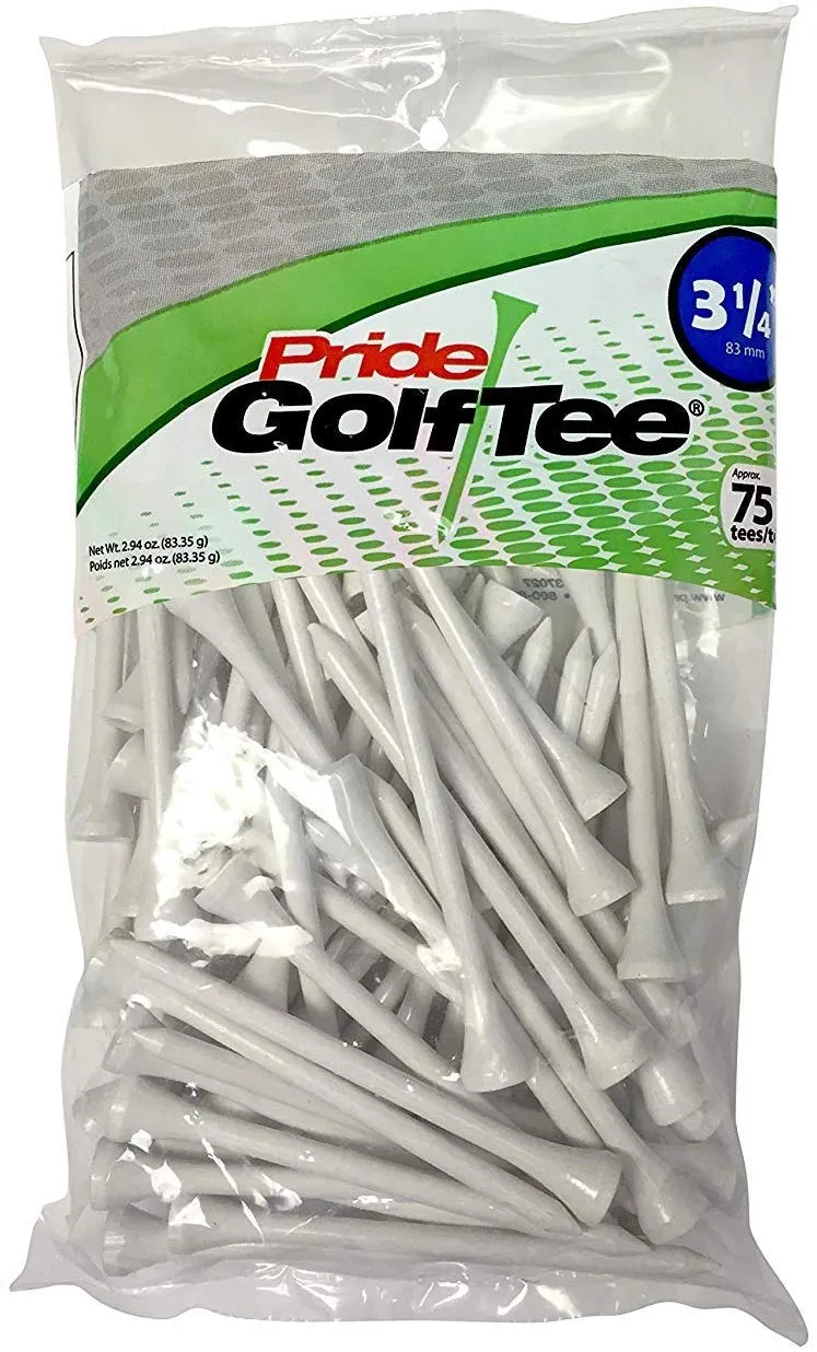 Pride Sports Wood Golf Tees 3.25