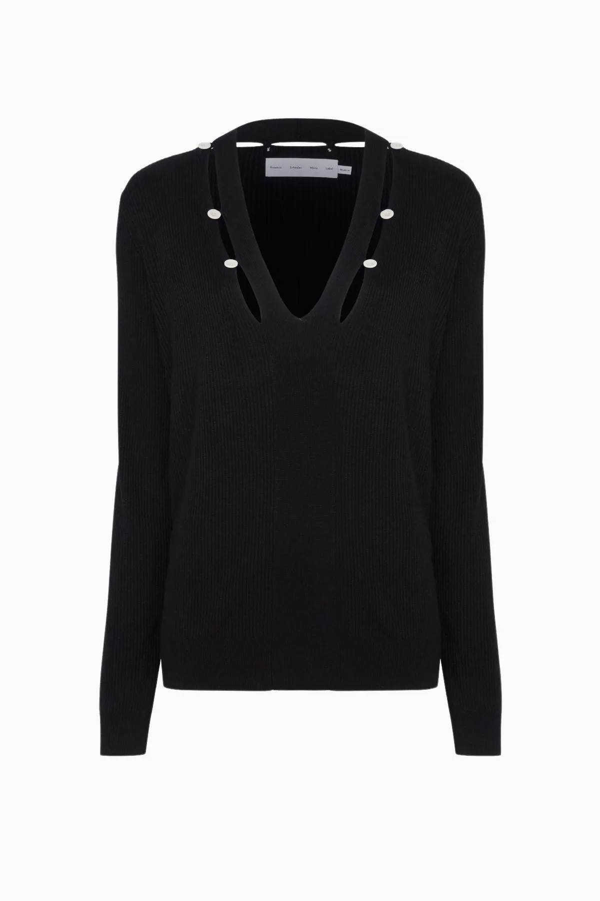 Proenza Schouler White Label Elsie Knit Sweater - Black