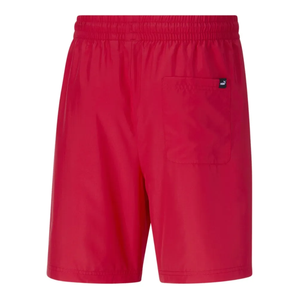 Puma Men's Essentials Embroidery Woven Shorts