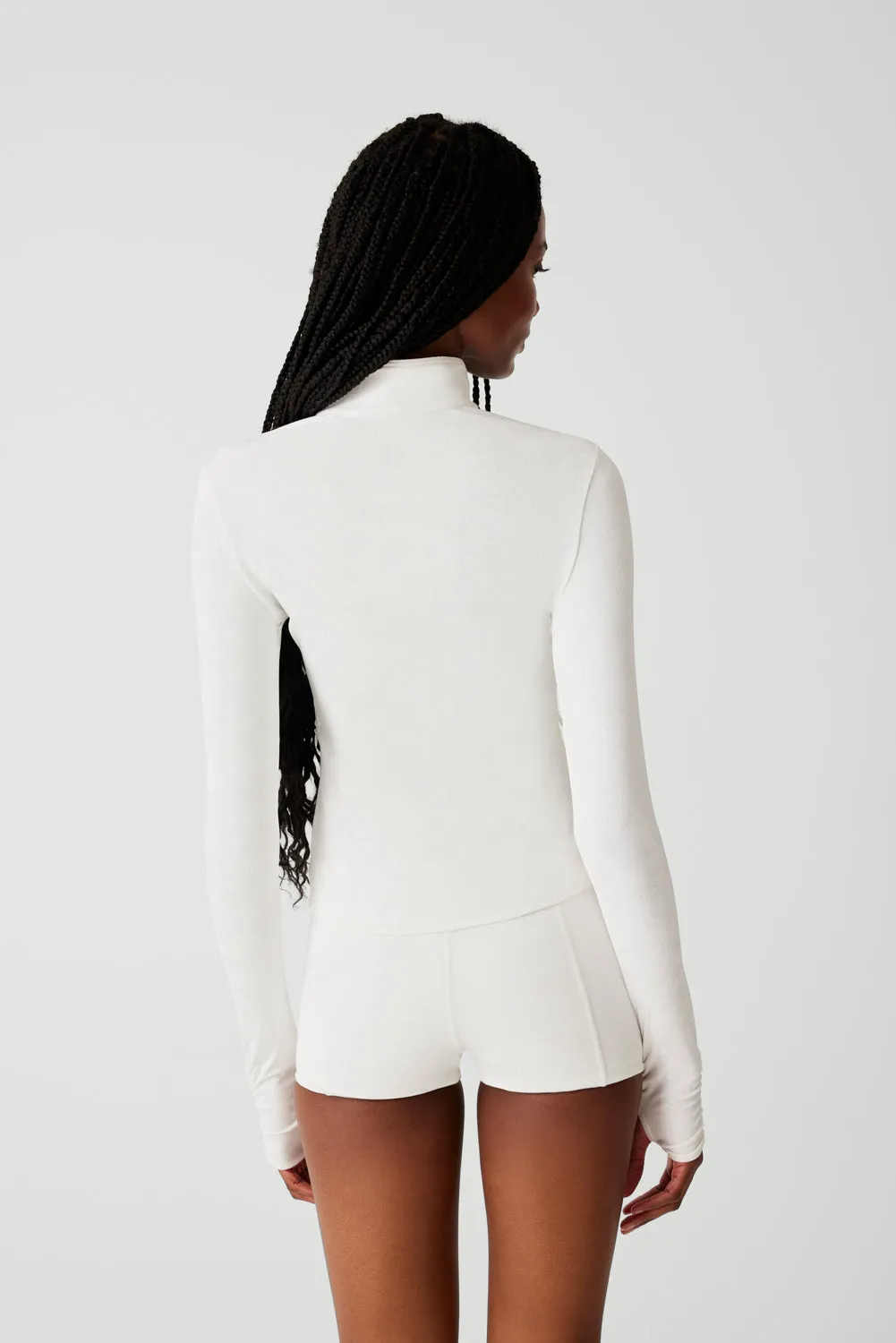 Renee Zip Up Jacket - Moon Flower