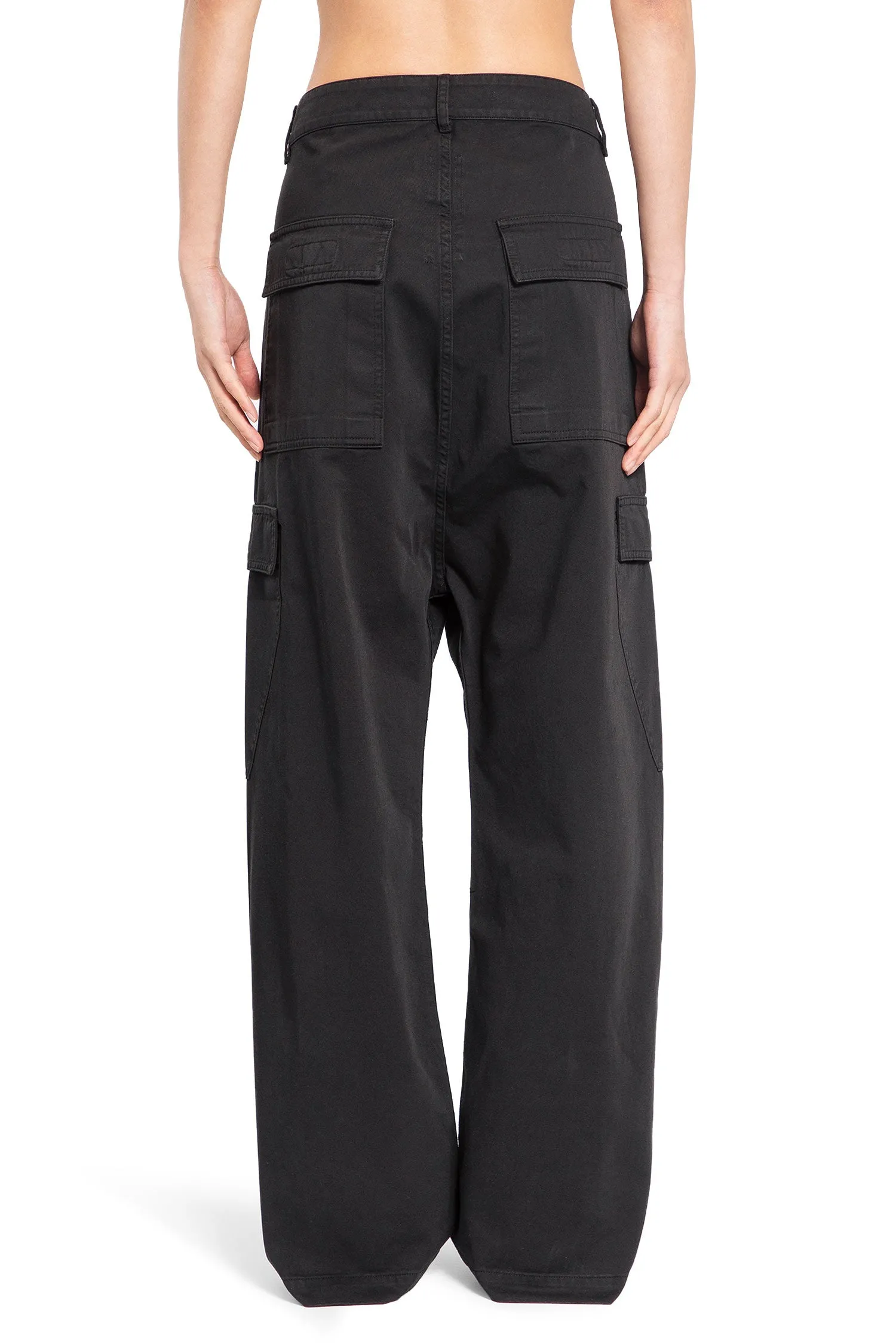 RICK OWENS DRKSHDW MAN BLACK TROUSERS