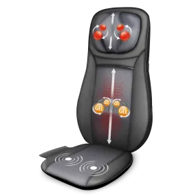 Shiatsu Neck & Back Massager with Heat, Rolling Massager, Massage Chair pad(Gel nodes) - 233G