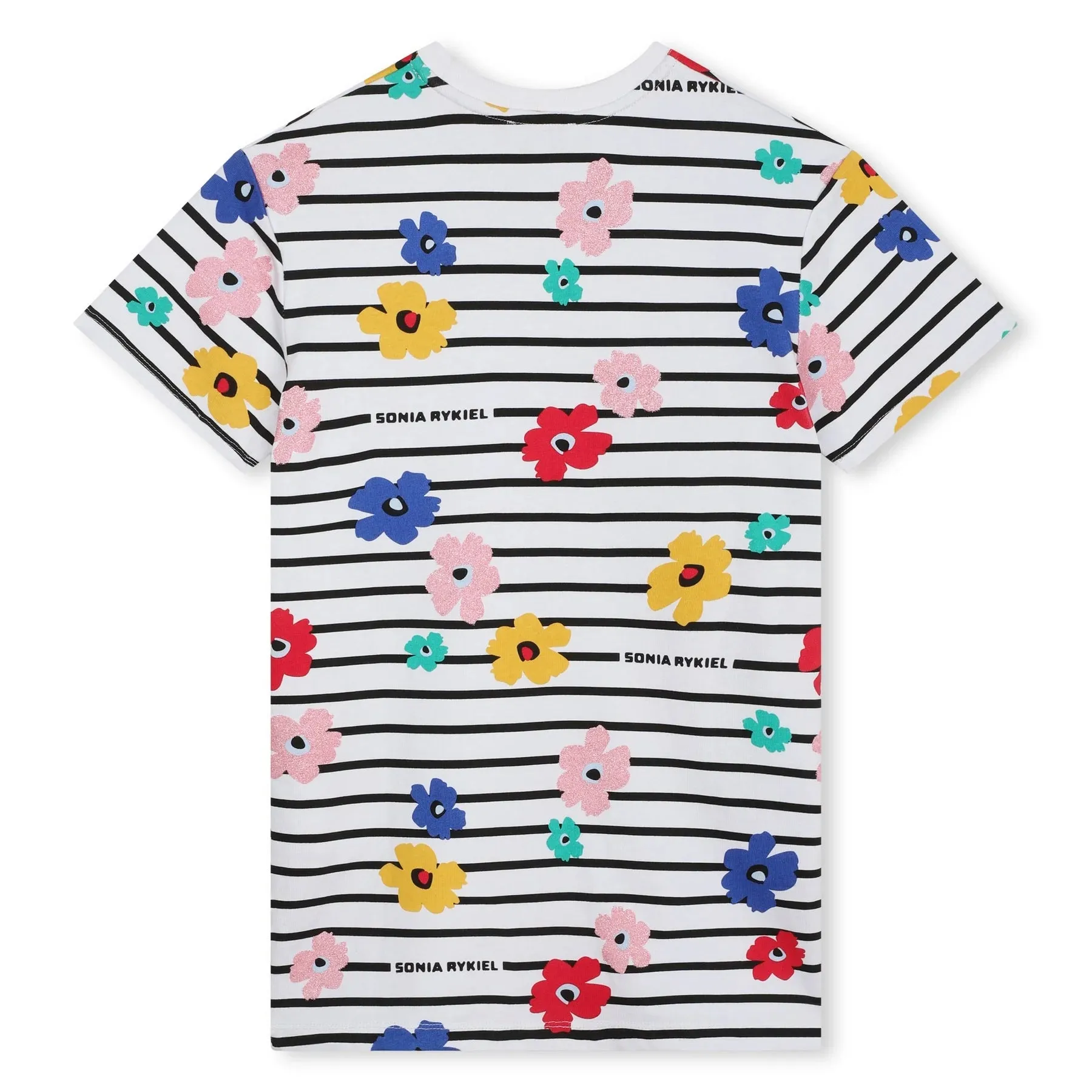 SONIA RYKIEL Flower Print T-shirt Dress