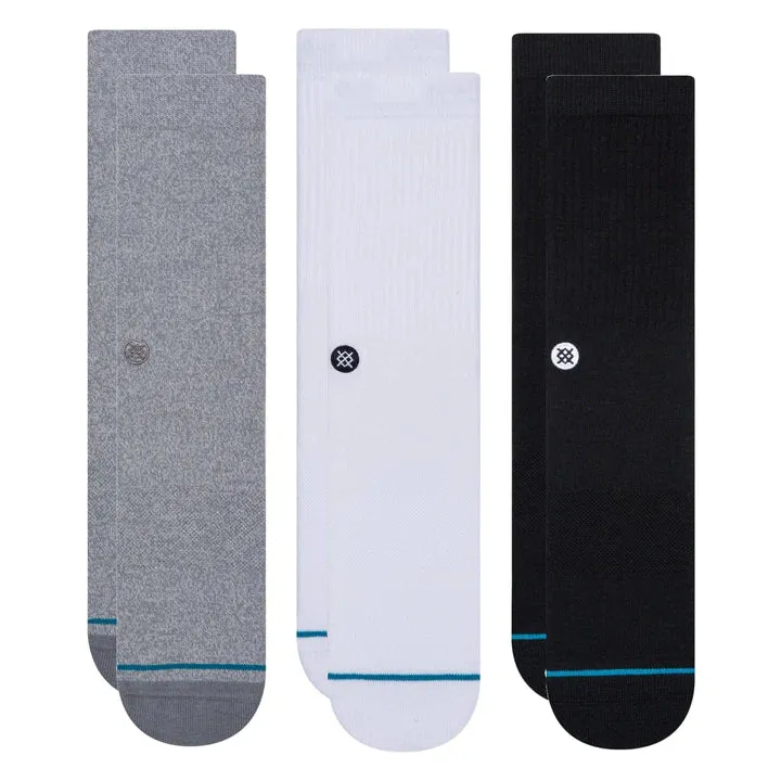 STANCE Icon Crew Socks 3 Pack