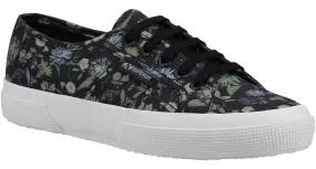 Superga 2750 Floral Print Womens Lace Up Casual Shoe