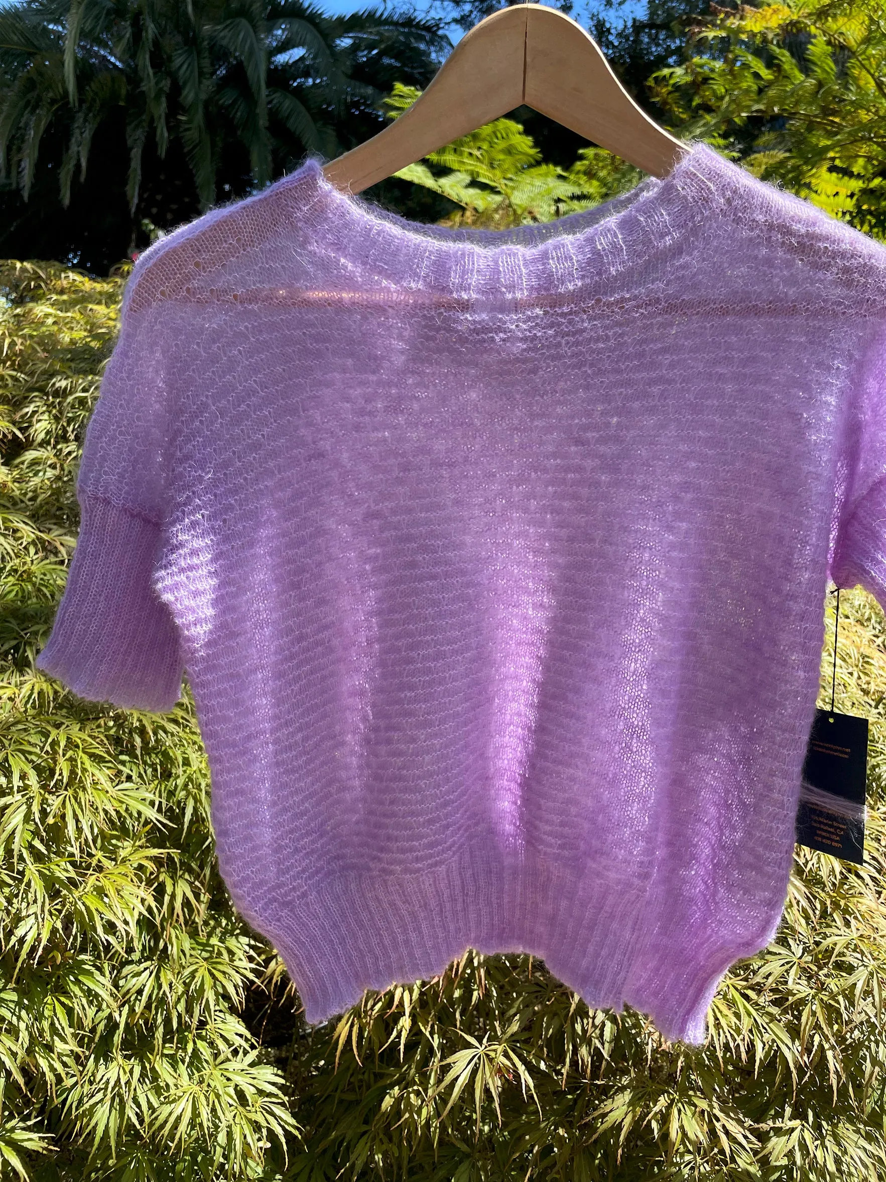 Sweetheart Top Sheer Lilac