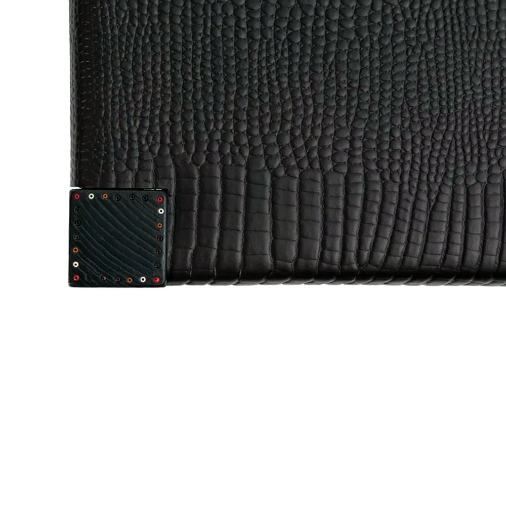 Tavolo Mozart Printed Crocodile Black