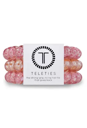 TELETIES Large Hair Ties - Flower Power