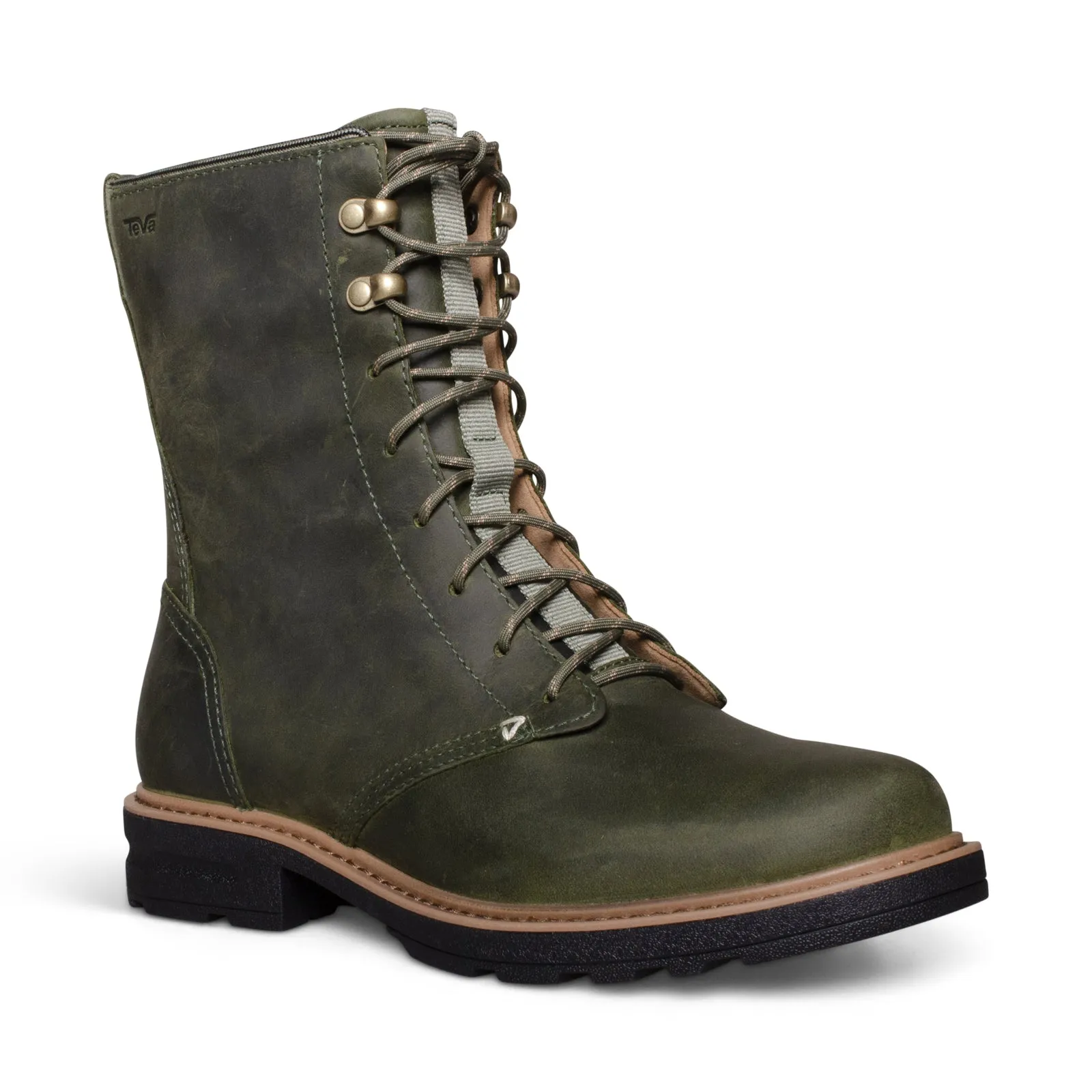 Teva Rowena Lace Olivine Boots - Women's