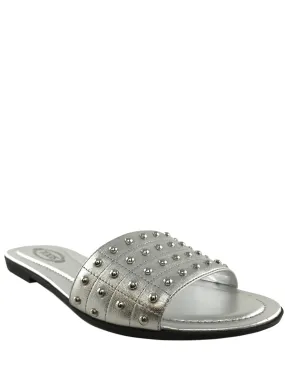 Tod's Studded Leather Slide Sandal Size 7