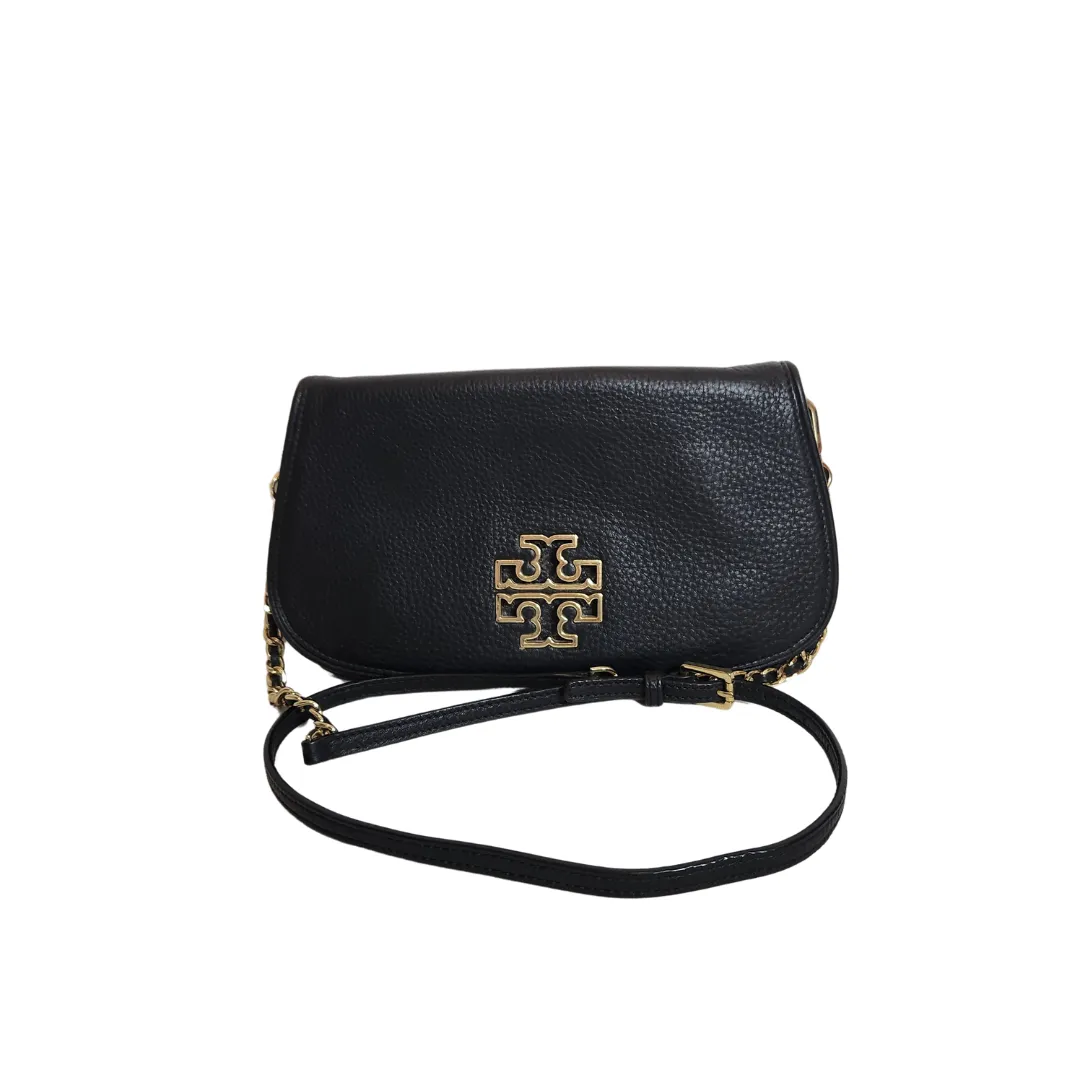 Tory Burch Black Britten Crossbody Bag | Pre Loved |