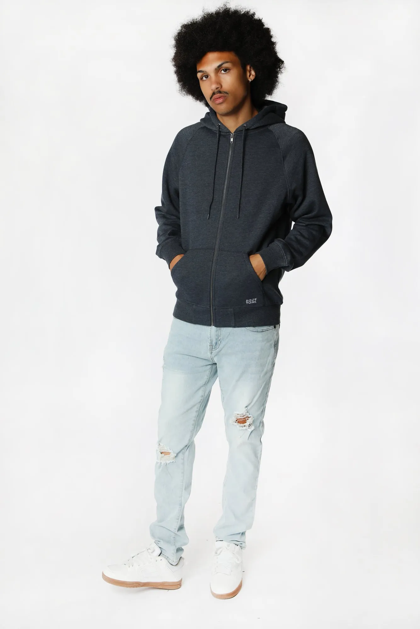 Zoo York Mens Classic Zip-Up Hoodie