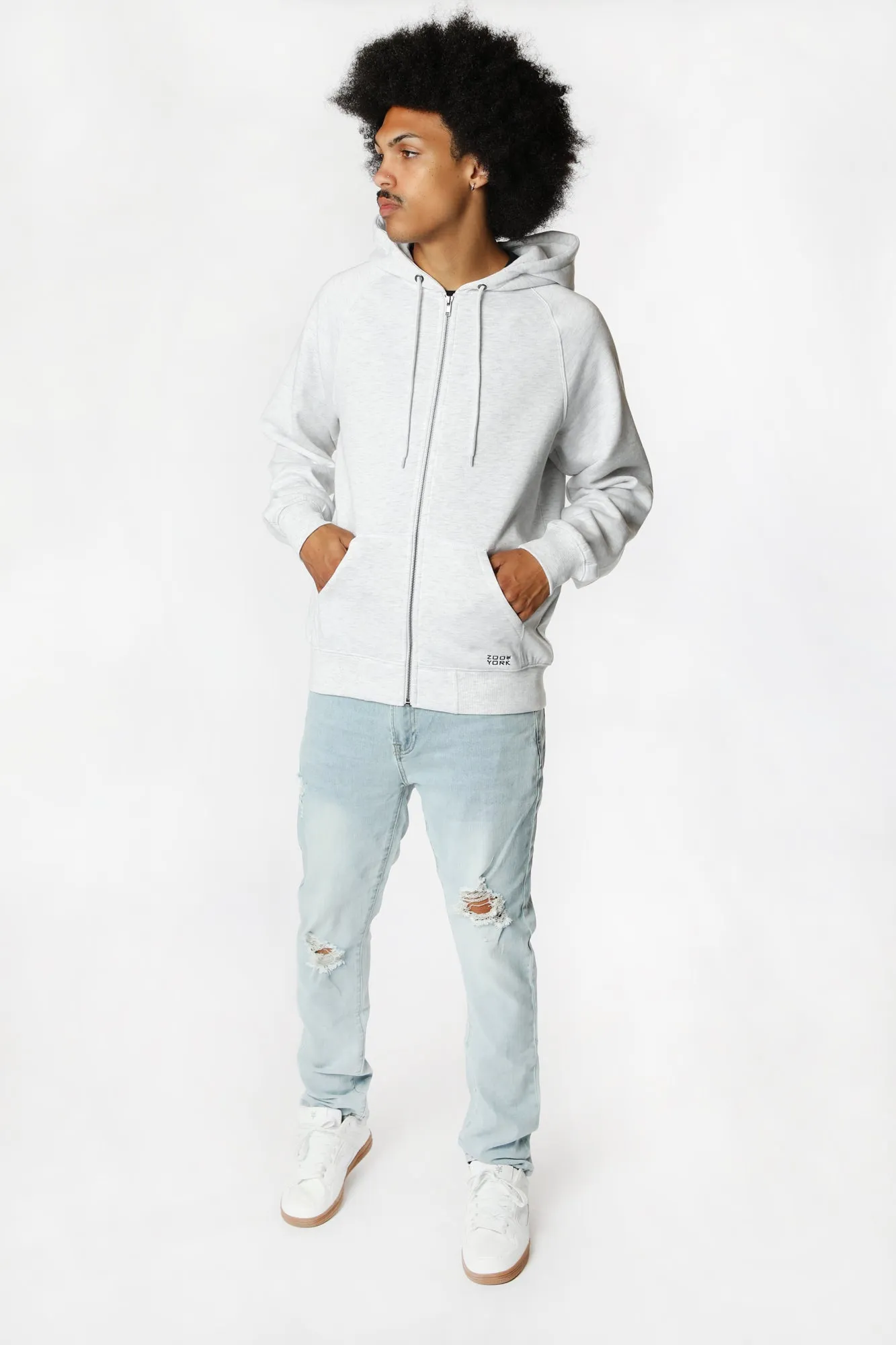 Zoo York Mens Classic Zip-Up Hoodie